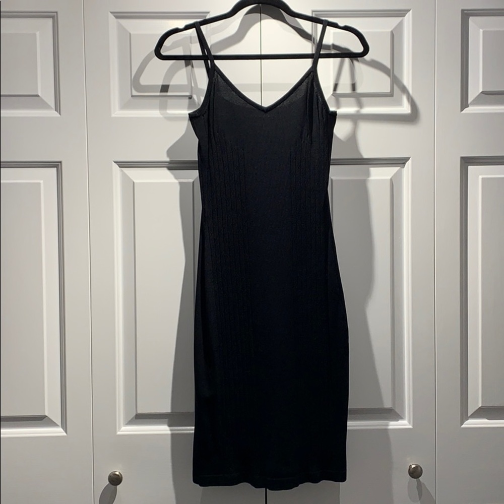 EUC Tristan & Iseut Little Black Knitted Dress - Picture 1 of 9